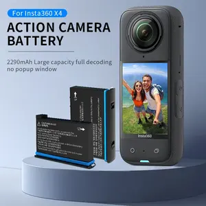 Hub de cargador rápido para <span class=keywords><strong>Insta360</strong></span> X4 batería <span class=keywords><strong>Cámara</strong></span> de Acción de alta capacidad 2290mAh baterías Insta 360 <span class=keywords><strong>ONE</strong></span> <span class=keywords><strong>X</strong></span> 4 accesorios de alimentación - Product Image 3