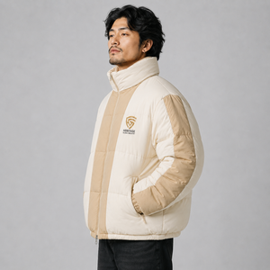 Veste matelassée surdimensionnée personnalisée pour homme, logo personnalisé, chaude, légère, streetwear d'hiver, vente en gros - Product Image 4
