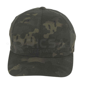 Chapeaux de chasse durables pour l'extérieur, à visière incurvée, en tissu 100% coton respirant, avec fermeture réglable, personnalisables avec logo/image pour le terrain - Product Image 5
