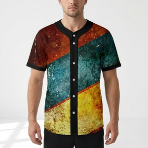 Camiseta de Béisbol Personalizada con Nombre y Número, Camiseta de Béisbol de Poliéster con Logotipo Personalizado, Colores del Equipo, Impresión por Sublimación - Product Image 2