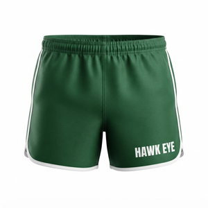 Shorts de sport décontractés pour hommes, en polyester et élasthanne, respirants, écologiques, taille élastique, coupe ample, été - Product Image 6