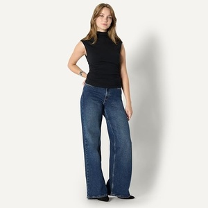 Haut gainant sans couture pour femme, col roulé, contrôle léger, mélange coton élasthanne, usage quotidien - Product Image 2