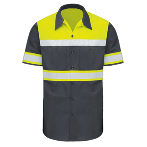 Camiseta Polo de Seguridad Térmica Fluorescente de Alta Visibilidad, Ignífuga, Impermeable, Transpirable, de Algodón, con Certificación CE - Product Image 1