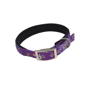 Diseño de moda suave Nuevo patrón Impresión digital Poliéster Correas acolchadas Venta al por mayor Collares ajustables para perros - Product Image 1