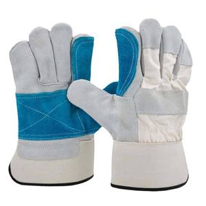 High Quality Industrial Safety <b>Gloves</b> Men Women Construction Polyester PU Leather Working <b>Gloves</b> - Product Image 2