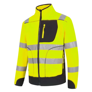 <b>Mens</b> <b>Reflective</b> Safety <b>Jacket</b> Waterproof Windproof Hi Vis Workwear for Road Construction and Warehouse Staff - Product Image 2