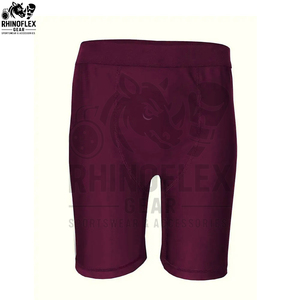 <b>Compression</b> <b>Mens</b> Solid <b>Shorts</b> for Summer Regular Fit Drawstring Elastic Waistband Open Side Pockets Quick Dry Breathable - Product Image 5