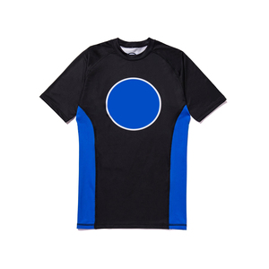 Haut de compression personnalisé pour homme à manches courtes, protection UV, séchage rapide, pour entraînement BJJ et MMA (No-Gi), sublimation OEM - Product Image 1