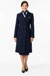 Fabricante de Uniformes Personalizados para Aerolíneas |   Proveedor de Uniformes para Tripulación de Aerolíneas |   Fábrica de Uniformes de Aerolínea OEM ODM | Abrigo de Invierno - Product Image 1