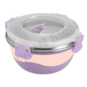 Boîte à lunch classique avec bols durables Portable et facile à transporter pour les repas en déplacement - Product Image 1