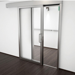 Système de porte coulissante automatique à une seule feuille en verre, durable et de haute qualité : Économe en énergie et fonctionnement silencieux - Product Image 3