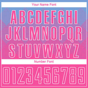 Uniforme de Fútbol Sublimado para Hombre, Conjunto de Camiseta de Fútbol con Degradado Azul Cielo y Rosa, Ropa de Entrenamiento Personalizada para Equipo, Uniforme Transpirable - Product Image 5