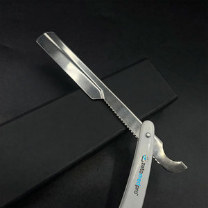 Rasoir à raser personnalisé avec logo, en acier durable, léger, rasoir à lame fixe, manche en plastique, emballage personnalisé - Product Image 3