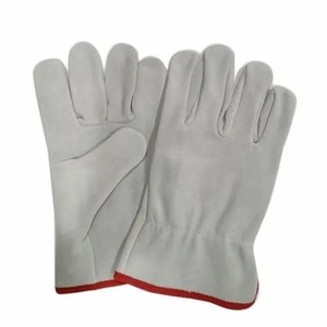 Gants de travail de sécurité en cuir, gants de protection en cuir de vachette, gants de mécanicien robustes et confortables, gants de travail - Product Image 2