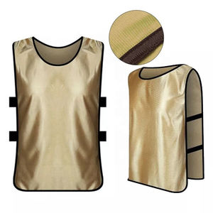 Chalecos Deportivos Transpirables y Ligeros con Logotipo Frontal para Entrenamiento de Invierno y Verano, para Equipos de Fútbol, 100% Seda, Precio al por Mayor - Product Image 1