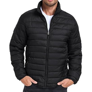 Best Price Men's New Style Puffer <b>Jackets</b> Durable Quality Custom Label Canvas Winter Season Zipper Closure - Product Image 2
