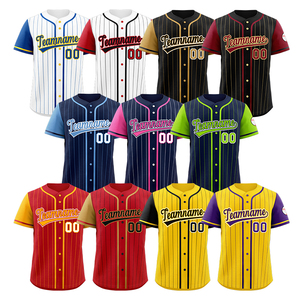 Hot Selling Custom Baseball Uniform <b>Shorts</b> Jerseys Breathable 100% <b>Polyester</b> Heat-Transfer Printing Front Quick Dry Plus Size - Product Image 1