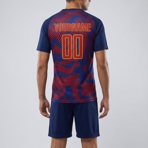 OEM Custom Football Jersey Set Full Sublimation Soccer Uniforms Team Training Wear Moisture Wicking Breathable Soccer Shirts and - Product Image 6