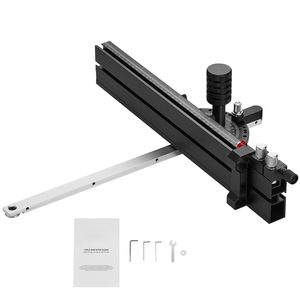 Goniometro di precisione in lega di alluminio 3/4FT X 3/8FT per sega da banco, 18 gradi, 15 angoli, parte per macchinari per la lavorazione del legno - Product Image 1