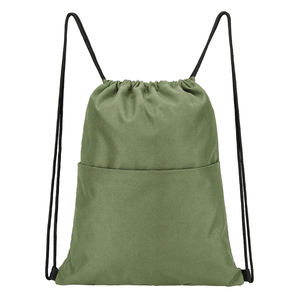 Bolsa con cordón de sarga de algodón reciclado a rayas para ropa interior, pañuelos, bolsos, tamaño personalizado, bolsa con cordón de algodón para polvo, bolsillo impermeable - Product Image 1