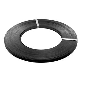 Bobina di reggia in acciaio 3/4 x 0,02 x 1640 piedi, rotolo elastico per imballaggio metallico, resistente per ambienti difficili, resistenza alla rottura 1700 libbre - Product Image 1
