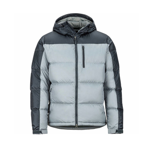 Men's <b>Winter</b> Hooded Puffer Jacket Color Blocking Windproof Zipper Closure Casual Style Polyester Filling <b>Thick</b> Warm <b>Coat</b> 2027 - Product Image 4
