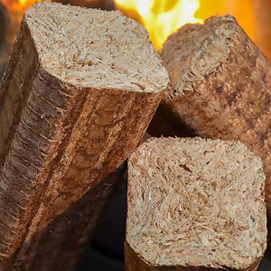 Briquetas de Madera de Alta Densidad, Pini Kay RUF, Combustible de Biomasa 100% Natural, Ahorro de Energía para Calefacción del Hogar, Barbacoa y Uso Comercial - Product Image 1