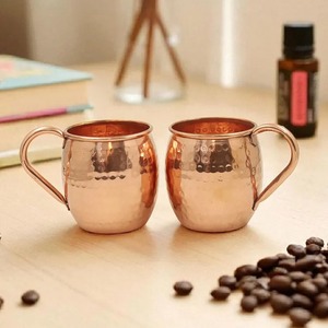 Mug en cuivre, mug Moscow Mule, mug en cuivre pur, mug en cuivre martelé, mug à boisson en cuivre, mug à cocktail en cuivre, mug à bière en cuivre - Product Image 5