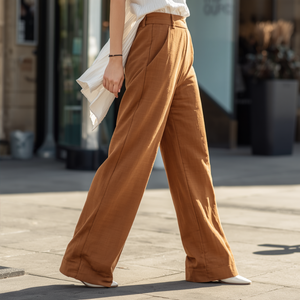 Pantalon large respirant taille haute pour femme style hip-hop, coupe décontractée avec personnalisation OEM/ODM - Product Image 4
