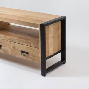 Mueble de TV Vandana Novara Ultra de Madera, Diseño Moderno y Minimalista de Consola de Entretenimiento en Madera Sólida - Product Image 6