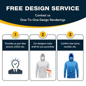 Sudadera con Capucha de Pesca de Manga Larga de Microfibra de Alta Calidad, Lisa, con Protección UV, de Secado Rápido, Transpirable - Product Image 5