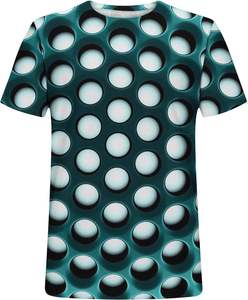 เสื้อยืดพิมพ์ลาย 3 มิติ สไตล์ปากีสถานที่ดีที่สุดสำหรับผู้ชาย เสื้อยืดดิจิทัลแบบกำหนดเอง พิมพ์ลายแบบระเหิด 3 มิติ เสื้อยืดผู้ชาย - Product Image 5