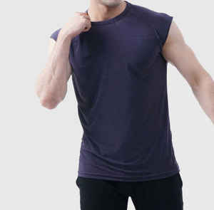 Camisetas de Tirantes para Hombre, Diseño Personalizado, Secado Rápido, Transpirables, 100% Poliéster, Cuello Redondo, Diseño Sólido, Tallas para Adultos, Alta Calidad - Product Image 2