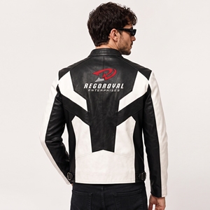 Chaqueta de cuero para hombre a la vanguardia de la moda que combina durabilidad robusta, comodidad premium y un estilo masculino atemporal. - Product Image 5