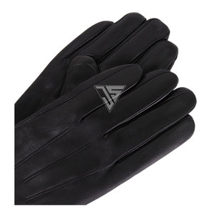 Gants d'hiver en cuir pour hommes, épais, avec couche supérieure en cachemire, en peau de mouton, coupe-vent, chauds, pour la conduite, l'équitation, compatibles avec les écrans tactiles - Product Image 2