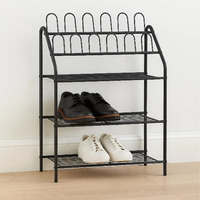 Meuble à chaussures moderne réglable en bois pour salon et mobilier de maison