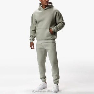 Ensemble de jogging décontracté pour homme, deux pièces, fermeture éclair intégrale, vêtements de sport d'hiver, imprimé réfléchissant - Product Image 2
