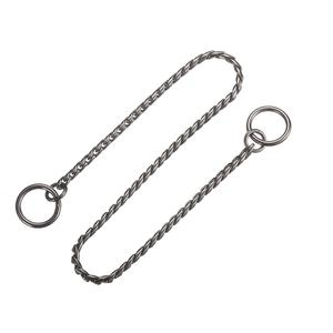 อุปกรณ์สัตว์เลี้ยงระดับพรีเมียม ปลอกคอสุนัขแบบโซ่ทองแดง ดีไซน์ทันสมัยสำหรับงานแสดงและพาเดินเล่น - Product Image 3