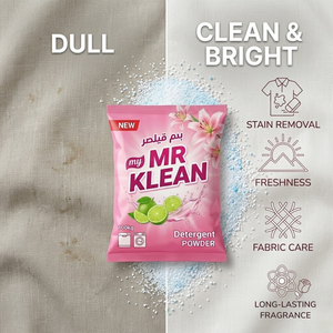 Detergente Floral Semiautomático en Polvo, Polvo de Lavado de Alta Espuma, 2.5 kg, OEM, Marca Privada, Proveedor de Exportación a Granel de Alta Calidad - Product Image 5