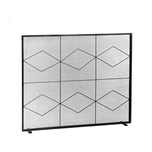 Más Vendido: Protector Metálico para Chimeneas, Pantalla Metálica para Fuego, Protector de Chispas de Panel Único Moderno y Sencillo - Product Image 3