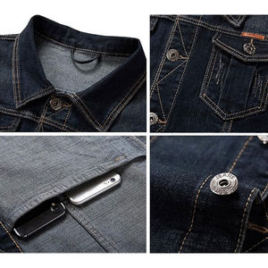 Chaleco Vaquero Ajustable para Hombre, Nuevo Modelo 2025, a Bajo Precio, Transpirable, Sostenible, de Color Sólido, Servicio OEM - Product Image 6