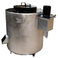 Four de fusion de cuivre à gaz Indotherm de haute qualité, 100 kg, moteur à faible coût d'entretien, certifié ISO CE, fabriqué en Inde