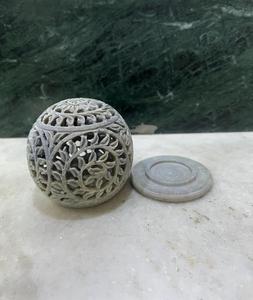 Vintage Marble Tea Light Holder Handcrafted Stone <b>Candle</b> Holder for Elegant Home Decor - Product Image 4