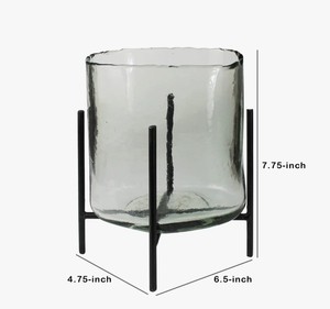 Art Empire Exports - Portavelas de Metal y Vidrio Hechos a Mano, Resistentes al Calor, Decoración para el Hogar para Navidad, Pascua, San Valentín - Product Image 3