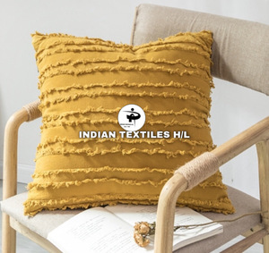 ปลอกหมอนอิงสไตล์โบโฮสุดพิเศษ ตกแต่งห้องนั่งเล่น ตกแต่งบ้าน ปรับแต่งด้วยดีไซน์ตามสั่ง หมอนอิงโบโฮ จาก INDIAN TEXTILES H/L - Product Image 4