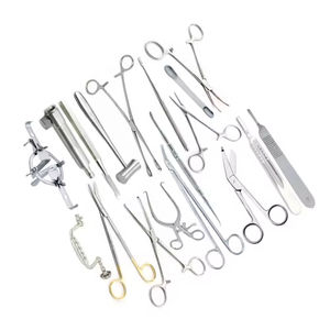 Ensemble de 18 instruments chirurgicaux majeurs en acier inoxydable de haute qualité, outils chirurgicaux manuels certifiés CE ISO13485 par Dentavex - Product Image 2