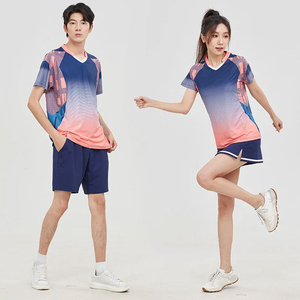 Maillot et short de badminton pour homme de haute qualité, séchage rapide, respirant, uniforme de tennis, taille personnalisée, nouveau design, uniformes de tennis pour homme - Product Image 1