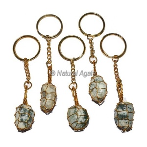 Mix Gemstone Tumbled Keychain for Sale | Mix Gemstone Tumbled Keychain Online - Product Image 4