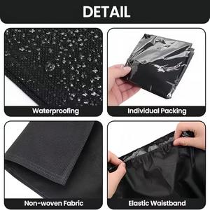 Shorts jetables en satin 100% polyester non tissé avec ceinture élastique pour spa, massage, examen et services médicaux - Product Image 4