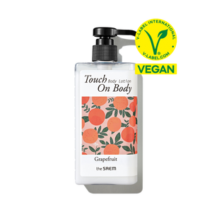 La lotion corporelle vegan au pamplemousse Saem Touch on Body, ingrédients entièrement naturels pour les peaux sensibles - Product Image 1